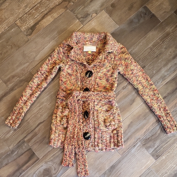 Anthropologie Sweaters - Rare Anthro Leifsdottir Long Sleeve Button Front Wool Blend Cardigan, XXS/XS